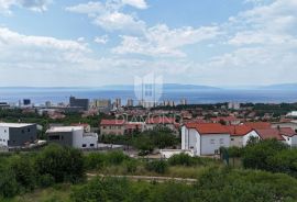 Trsat, građevinsko zemljište sa ishodovanom građevinskom dozvolom, pogled na more, Rijeka, Zemljište