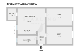 STAN, PRODAJA, ZAGREB, KVATRIĆ, 56 m2, 2-soban, Donji Grad, Apartamento