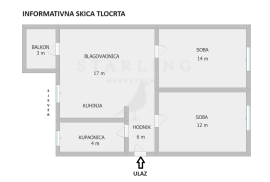 STAN, PRODAJA, ZAGREB, KVATRIĆ, 56 m2, 2-soban, Donji Grad, Stan