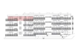 Trogir, Seget - stan u NOVOGRADNJI sa pogledom na more, 106.56 m2, Seget, Appartement
