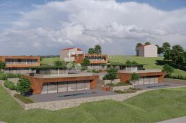 ODLIČAN PROJEKT S GRAĐEVINSKOM DOZVOLOM ZA GRADNJU 4 VILLE, Motovun, Land