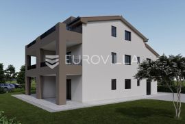 Istra, Žbandaj, novogradnja, jednosoban stan s vrtom, Poreč, Appartement