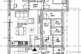 Trosobni stan s vrtom, Novi Zagreb - Zapad, Apartamento