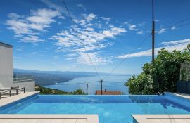 OPATIJA, BREGI - samostojeća ekskluzivna villa s bazenom - novogradnja s panoramskim pogledom na more!!! PRILIKA!!!, Opatija, House