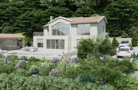 OPATIJA, LOVRAN, IKA - villa 230 m2 s panoramskim pogledom na more i bazenom + uređena okućnica 930 m2!!! PRILIKA!!!, Lovran, Ev