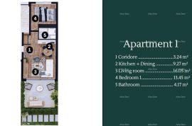 Stan Prodaja modernih apartmana u predivnom stambenom naselju, Umag  D9-A1, Umag, Apartamento
