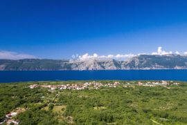 KRK OKOLICA - GRAĐEVINSKO ZEMLJIŠTE S POGLEDOM NA MORE, Krk, Tierra