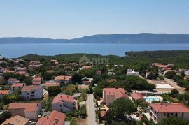 OTOK KRK, ŠOTOVENTO - Idealno građevinsko zemljište s projektom i pogledom na more, Krk, Arazi