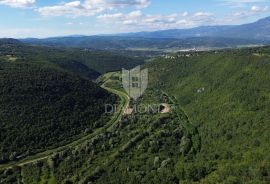 Labin, okolica, građevinsko zemljište sa panoramskim pogledom, Labin, Земля