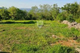 Labin, okolica, građevinsko zemljište sa panoramskim pogledom, Labin, Γη