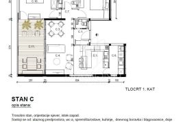 Rovinj, novi stan na prvom katu na mirnoj lokaciji, Rovinj, Διαμέρισμα