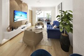 Makarska, prostrani penthouse s pogledom na more  NKP 113, 13 m2, Makarska, شقة