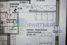 Stan 1S+DB, 45 m2, južne orijentacije u Podstrani, prodaja, Podstrana, Appartment