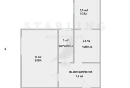 STAN, PRODAJA, ZAGREB, CENTAR, 38 m2, 2-soban, Donji Grad, Appartment