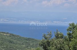 ISTRA, RABAC, OKOLICA - Građevinsko zemljište s prekrasnim pogledom na more, idealno za gradnju dvije vile, Labin, Land