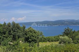 ISTRA, RABAC, OKOLICA - Građevinsko zemljište s prekrasnim pogledom na more, idealno za gradnju dvije vile, Labin, Земля