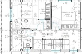 PETRČANE - S1 LUKSUZAN STAN S VRTOM I KROVNOM TERASOM, Zadar - Okolica, Wohnung