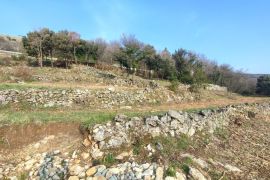 Zemljište s panoramskim pogledom na more, Načinovići,okolica, Istra, Kršan, Terrain