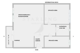 STAN, PRODAJA, ZAGREB, JARUŠČICA, 74 m2, 3-soban, Novi Zagreb - Zapad, Kвартира