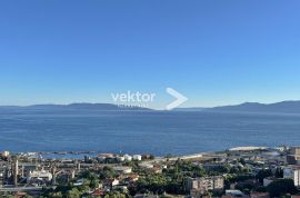 Turnić, 1-soban s dnevnim boravkom, dvije lođe i pogled na more, Rijeka, Flat