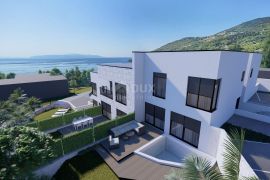 OPATIJA, LOVRAN - NOVO - Luksuzna kuća u nizu 150 m od plaže s bazenom i pogledom na more, Lovran, Maison