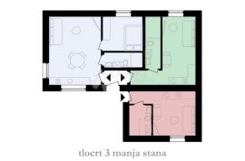 Miramarska: 74m2 za adaptaciju/investiciju! (1800e/m2), Trnje, Apartamento