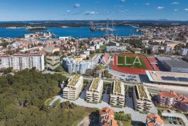 Istra, Sisplac, luksuzan jednosoban stan u NOVOGRADNJI NKP 49,7 m2, Pula, Apartamento
