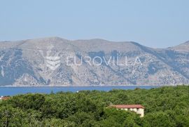 Krk, Skrbčići, rohbau trosoban stan površine 118,51m2 s terasom i pogledom na more., Krk, Daire