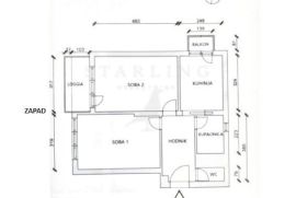 STAN, PRODAJA, ZAGREB, SREBRNJAK, 56 m2, 2-soban, Maksimir, شقة