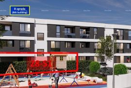 Stan Prodaja stanova u novom stambeno-poslovnom projektu na odličnoj lokaciji, Veli Vrh, Pula! Zgr.8/S1, Pula, Flat