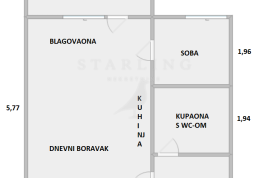 STAN, NAJAM, ZAGREB, GAJNICE, 35 m2, 2S, Stenjevec, Appartement