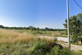 ISTRA, SVETVINČENAT - Građevinsko zemljište s dozvolom, zadnje u građevinskoj zoni, Svetvinčenat, Arazi