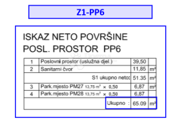 Z1/PP6 POSLOVNI PROSTOR UNUTAR NOVOG STAMBENOG KOMPLEKSA - ODLIČNO!, Pula, Commercial property
