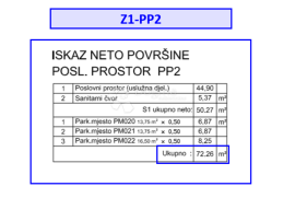 Z1/PP2 POSLOVNI PROSTOR UNUTAR NOVOG STAMBENOG KOMPLEKSA - ODLIČNO!, Pula, Commercial property