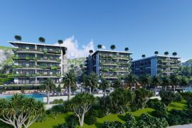 Dvosoban stan s vrtom i pogledom na more S208, Makarska, Appartment