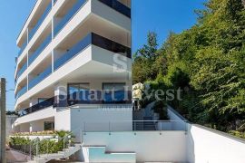 OPATIJA, luksuzan stan 2S+DB s pogledom na more u novogradnji s bazenom (P2), Opatija, Apartamento