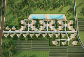 Labin, projekt luksuznog resorta, 43 vile, Labin, Terreno