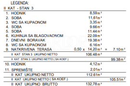 Kastav, stan 3S+DB u novogradnji, Kastav, Kвартира