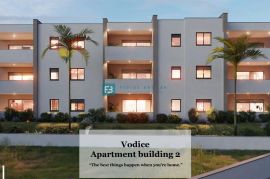 VODICE, novogradnja, moderan stan, 1. kat, pogled na more, Vodice, Apartamento