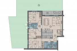 NOVOGRADNJA - TROSOBNI STAN U MARINI C2/S1, Marina, شقة