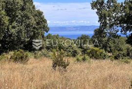 Istra, Peruški - 1071 m2 parcele, POGLED NA MORE, Marčana, Land