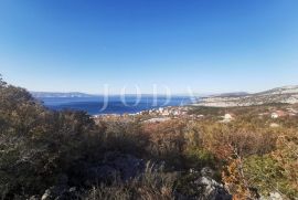 Klenovica, građevinski teren, panoramski pogled, Novi Vinodolski, Γη