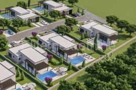 Vodnjan, Majmajola - prodaja projekta, 8 kuća s građevinskom dozvolom!, Vodnjan, Land