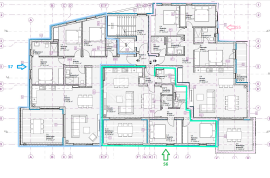 Vodice -** NOVOGRADNJA** Stan 120,89m2, tri spavaće sobe, pogled na more, Vodice, Kвартира