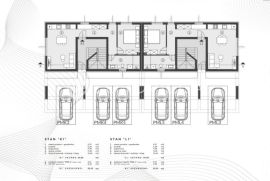 Istra, Štinjan, stan K4 dvije spavaće sobe i dvije terase 94 m2, Pula - Okolica, Wohnung