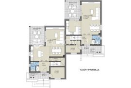 Istra, Labin - stan B u kvalitetnoj duplex kući novogradnje s vrtom, NKP 136.50 m2, Labin, Famiglia