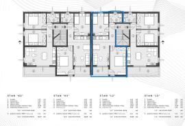 Stan Prodaja modernih stanova u novom stambenom projektu, Štinjan, Pula, Διαμέρισμα