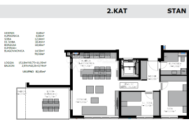 USELJIVA NOVOGRADNJA PRIVLAKA, Privlaka, Wohnung