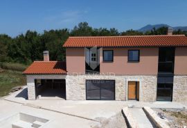 Labin, okolica, kamena novogradnja modernog izgleda, Kršan, House