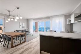 OPATIJA, stan 3S+DB s pogledom na more u novogradnji s bazenom, Opatija, Apartamento